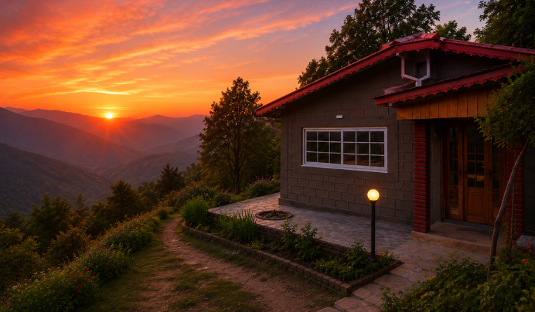 Sunset in pangot